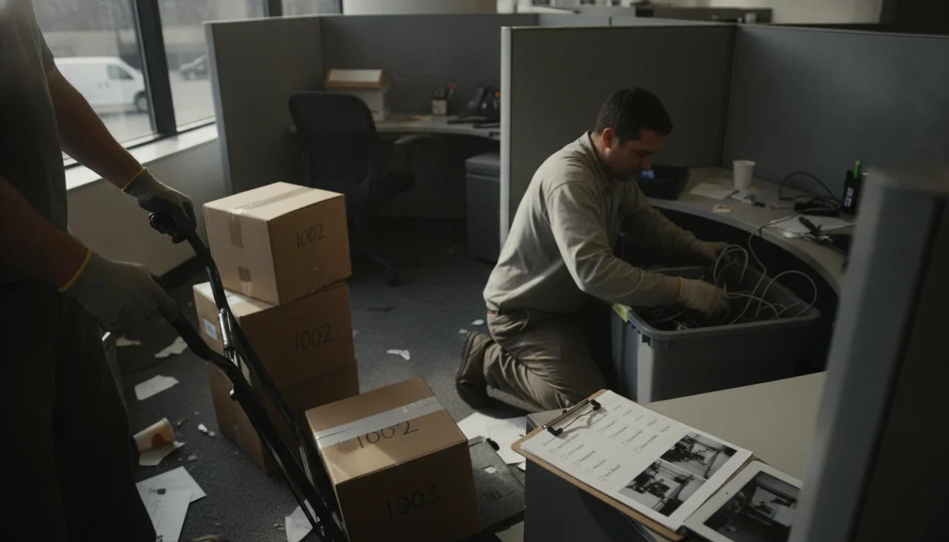What an Office Cleanout Service Includes in Hillsboro